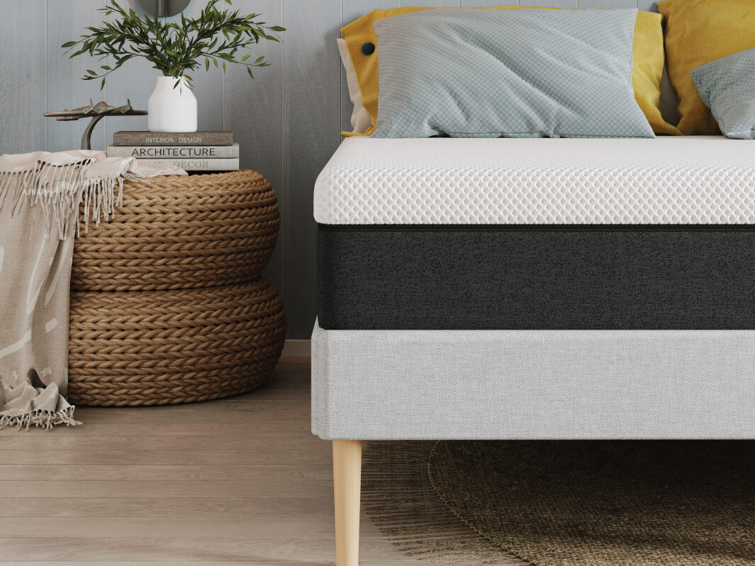 Memory foam bed near top me